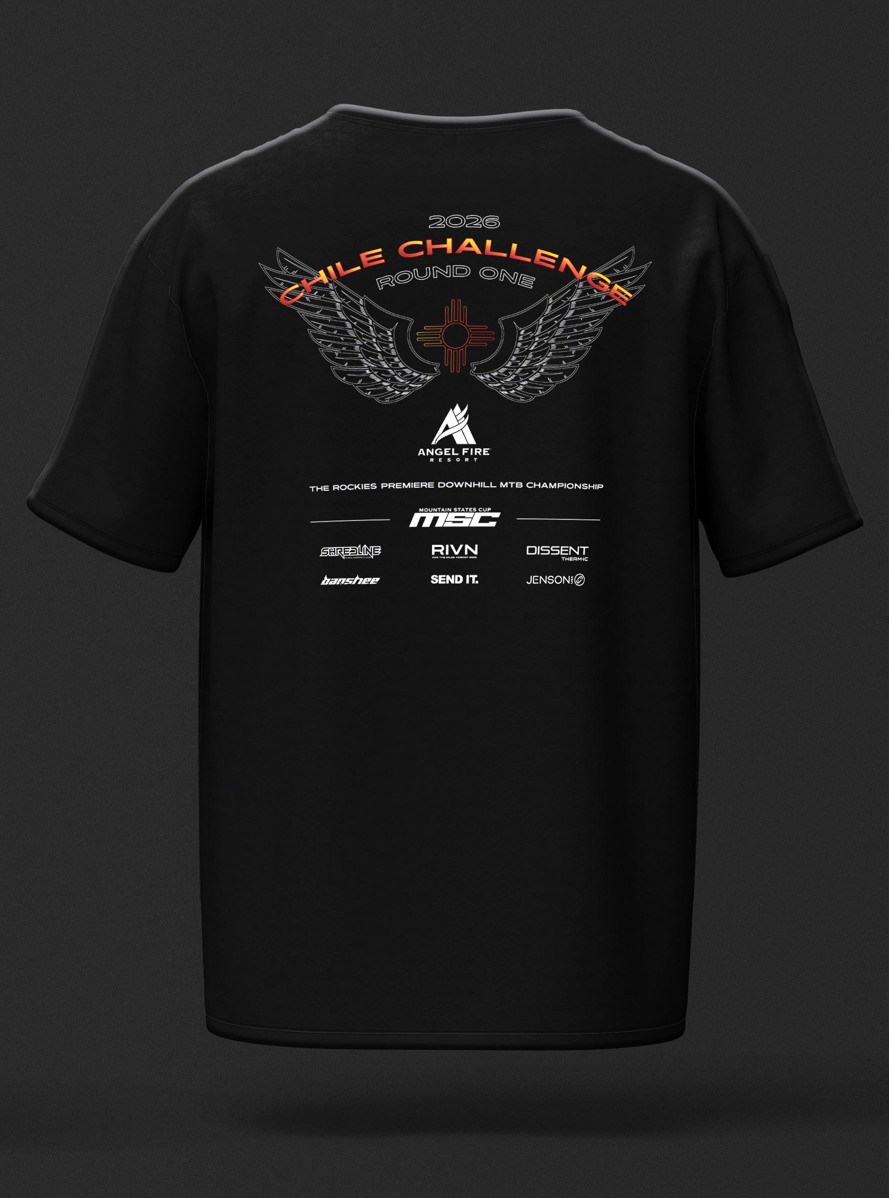 Angel Fire Tee | Chile Challenge