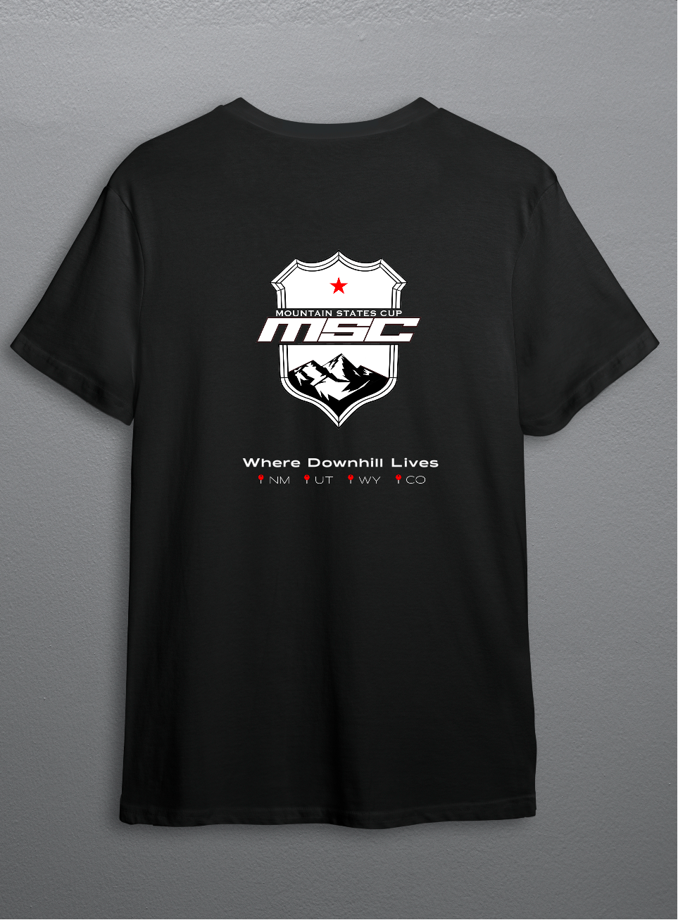 Where Downhill Lives Tee | Mountain States Cup 2026