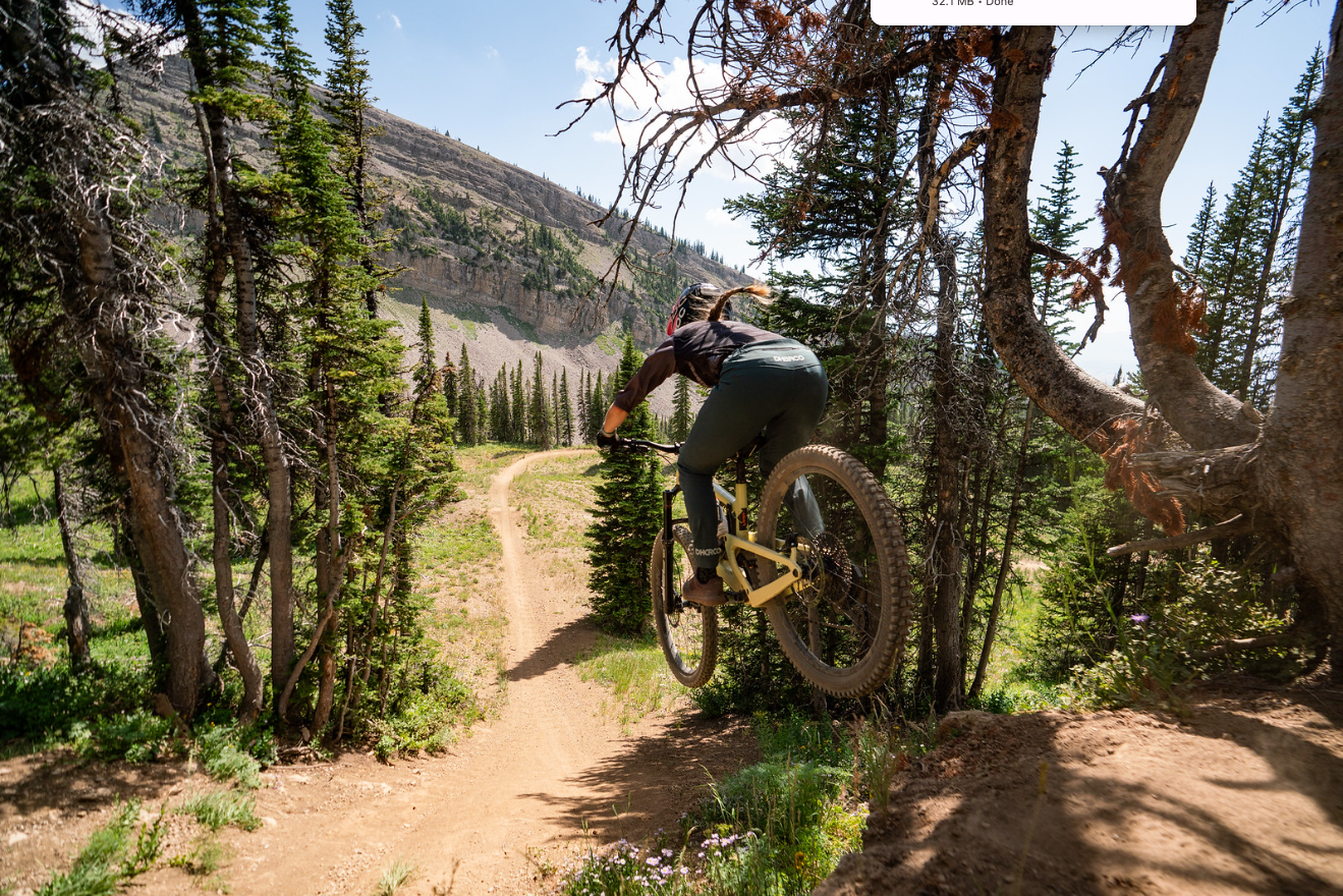 Mountain biking at Grand Targhee